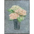 thumbnail image 2 of Robinson, Carol 15x18 Black Ornate Wood Framed with Double Matting Museum Art Print Titled - Hydrangea on Galvanized Metal, 2 of 4