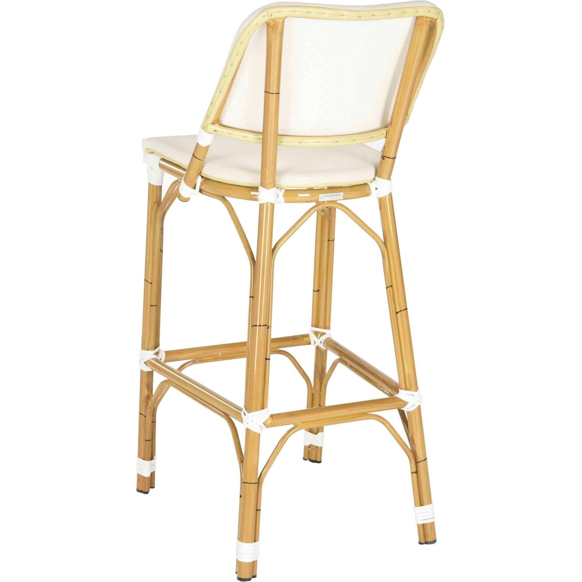 Safavieh Deltana Wicker Indoor-Outdoor Barstool
