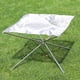 thumbnail image 4 of Sywqhk Acampar al aire libre de acero inoxidable Senderismo Campfire Fire Rack Malla plegable Fire Pit Sywqhk Alta Calidad, 4 of 8