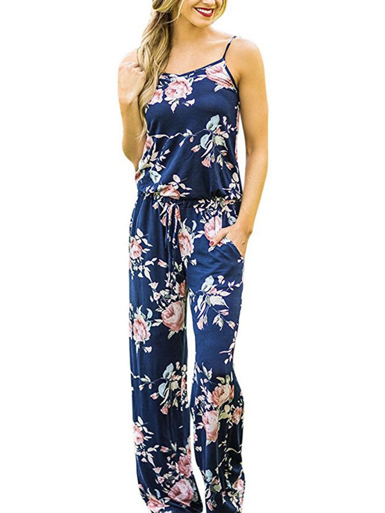 floral romper long pants