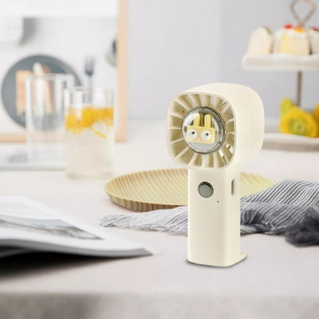 

Hunei Mini Portable Fan Powerful Handheld Fan Rechargeable Personals Small Hand Fan Travel Pocket Silent Fan For Stylish Kids Girls Women USB Cute Design Outdoor Fan Travel Essentials (Clearance)