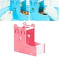 thumbnail image 5 of Automatic Hamster Food Bowl Gravity Feeders Hanging Food Bowl Automatic Feeding Device Pets Chinchilla Bunny Bird Cage - Pink, 5 of 9