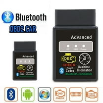 OBD2 Bluetooth Wireless Diagnostic Code Reader OBD II Scan Tool and Clear Check Engine Light, Bluetooth Scanner Reading, Compatible with IOS, android and Window