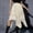 #0159-Beige, variant on Womens Skirts Midi Length, Gothic Punk A Line Skirt with Side Zipper, High Waisted Solid Color Long Skirt, Flowy Edgy Alternative Skirt, Casual Black Skirts for Women Gift