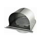 thumbnail image 1 of 150mm round stainless steel ventilation grille with anti-insect net, 45 slats., 1 of 5