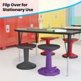 thumbnail image 6 of Flash Furniture Adjustable Height Kids Flexible Active Stool for Classroom and Home with Non-Skid Bottom in Gray, 14" - 18" Seat Height, 6 of 16