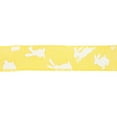 thumbnail image 6 of LaRibbons 1 1/2" Wired Ribbon | Yellow w/ White All Over Bunny | 10 Yard Roll, 6 of 9