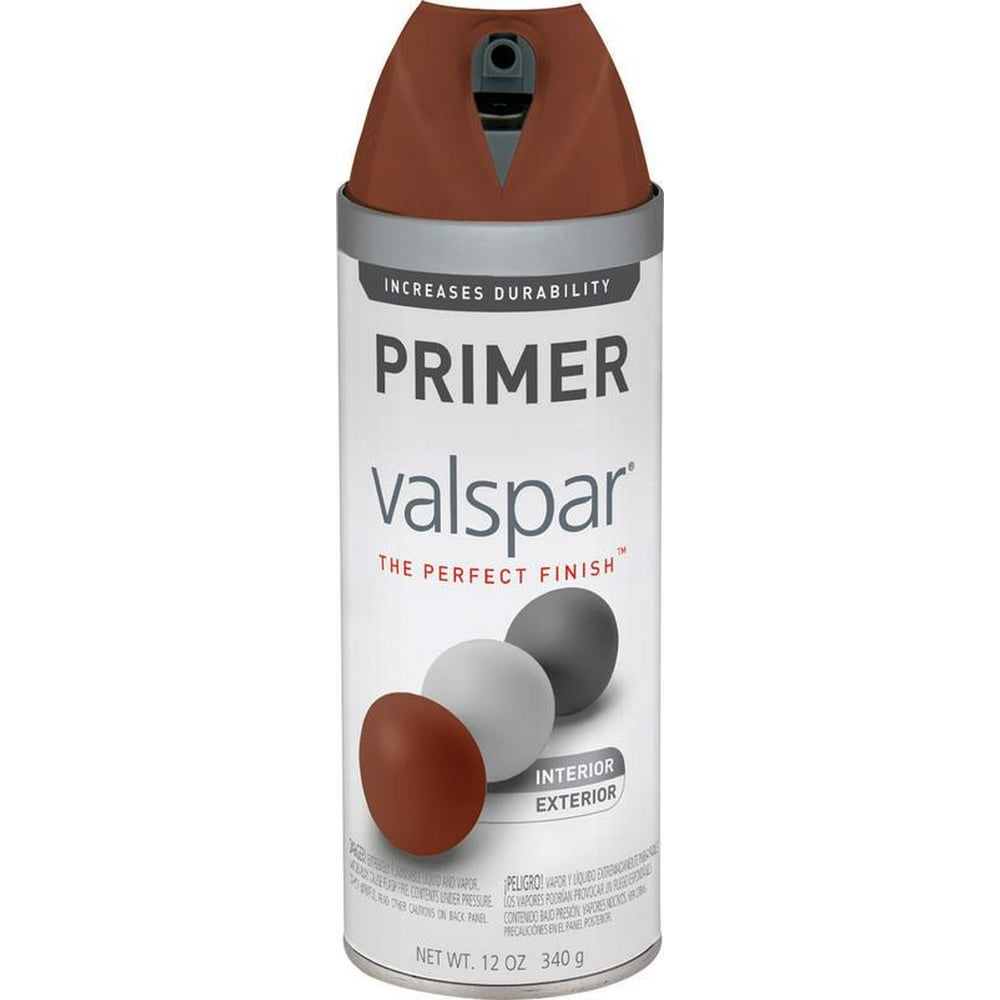 Valspar Brand 41085056 SP 12 Oz Red Oxide Primer Premium Enamel Spray