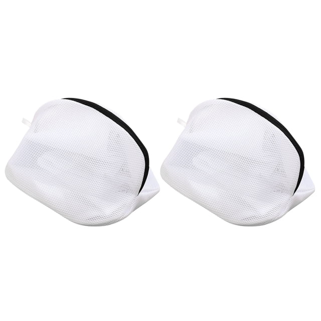 GOOHOCHY 2pcs Bolsas de lavado de zapatos Sneaker Malla Bolsas de lavandería Malla Bolsas de lavado para zapatos
