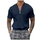 thumbnail image 1 of Shirt Men's Short Sleeved Men's T-shirt Men's Casual Tight European And American TopS, 1 of 5