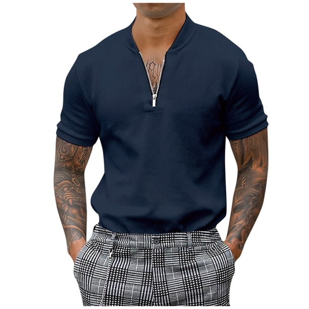 Shirt Men's Short Sleeved Men's T-shirt Men's Casual Tight European And American TopS
