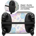 thumbnail image 4 of luggage cover protector Fashion suitcase covers for luggage Washable suitcase cover Anti-scratch lightweight carry on luggage covers Fits 18-21in Baggage Beautiful Colorful Butterfly and Flower, 4 of 6