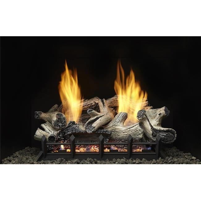 Regal Flame Bright Rock Wool Gas Fireplace Glowing Embers for Gas Logs 