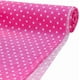 thumbnail image 1 of Paquetes de telas de patchwork de algodón rosa intenso con mini lunares de 40x62 pulgadas para costura y manualidades, 1 of 9