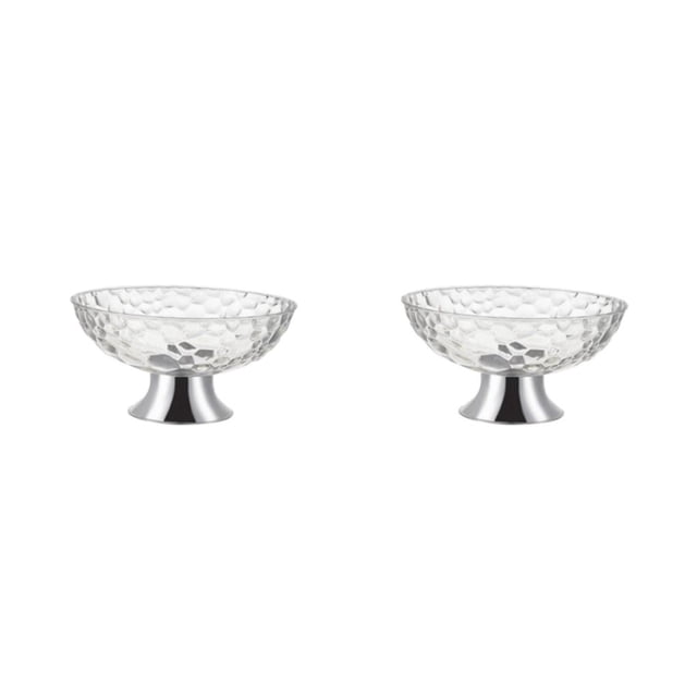 Billuyoard Dessert Serving Bowl Tray Snacks Fruit Bowl Basket for Breads Snacks Home Blanco 2Conjunto