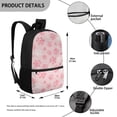 thumbnail image 5 of Uorisanigo Kids School Bag Pink Dog Paw Backpack with Padded Straps 17 Inch Kids Backpack Preschool Elementary Kindergarten Back to School Bag Large Capacity 6-12, 5 of 6