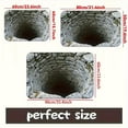 thumbnail image 3 of Ayprnig 3D Hole Rug - Dog Gets Scared of 3D Carpet, Rug That Looks Like a Hole, Optical Illusion Rugs, Funny 3D Carpet to Prank, Test & Play with Your Dog or Cat 23.6*15.7 Inch, 3 of 9