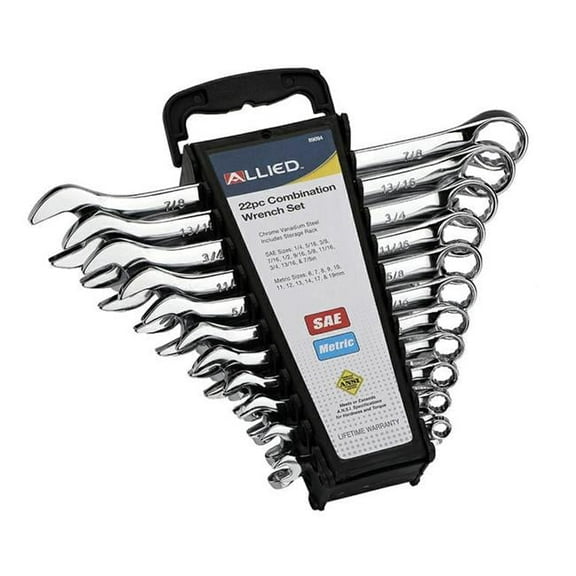 Combination Wrench Set - 22 Piece