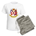 thumbnail image 5 of CafePress - Sou Badge Women's Light Pajamas - Women's Short Sleeve Print T-Shirt and Pants Light Cotton Pajama Set, 5 of 7