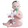 thumbnail image 2 of Nookums Paci-Plushies Buddies Pink Giraffe Pacifier Holder, 2 of 2