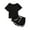 Black, variant on Xmyrz Toddler Girl Outfits Set Shorts Set Comfy Brief Style Sports Recreation Outdoor Clothes Sets Clothing Suits