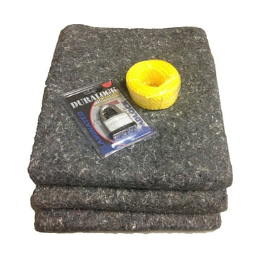 UBMOVE Moving Blanket Kit, Textile Blanket & Supplies, 3 Count, 1 Pack
