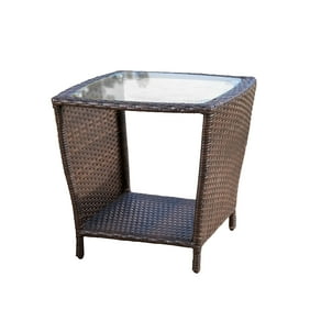 Mogul Wicker Barrel Side Table Walmart Com
