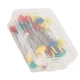 thumbnail image 4 of Agujas 100 Uds. Alfileres De Costura, Aguja De Color De Fijación Para Costura, Componentes De Joyería Hechos A Mano Para El Hogar, Flor De Ciruelo Oscuro, 4 of 7