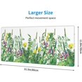 thumbnail image 3 of Spring Flower Breath Large Mouse Pad for Desk XL Gaming Mouse Pad 31.5x11.8in Extended Desk Mat Non-Slip Base Desk Pad with Stitched Edge Computer Keyboard Mouse Mat Gaming Mousepad for Home Office, 3 of 6