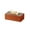 Orange, variant on Light Luxury Creative Rectangular Living Room Paper Box Leather Magnetic Desktop Tissue Box Cover