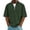 Dark Green, variant on Quarter Zip Shirt for Men Half Sleeves Elbow Length Tshirt Ribbed Knit Workout Tee Tops Casual Lightweight Spring Summer Tees Red M