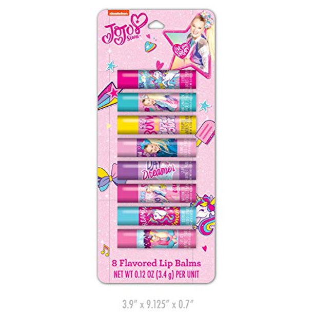 Taste Beauty JoJo Siwa 8 Pack Lip Balm - Live Your Dream! 8 Unique