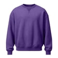 thumbnail image 3 of fatyb Men's Crew Neck Sweatshirts Casual Long Sleeve Loose Pullover Athletic Outdoor Workout Sweat Shirts, 3 of 5