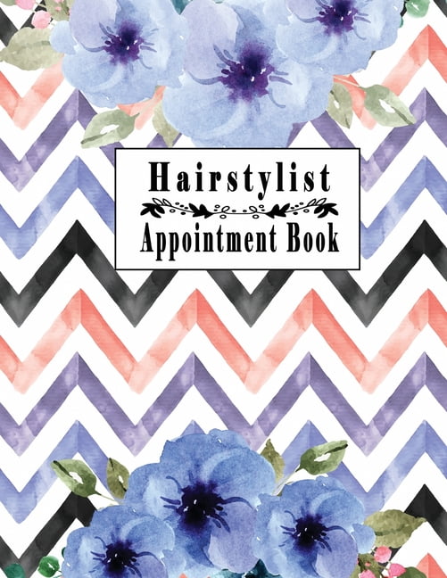 Appointment Book Hairstylist Appointment Book Floral Watercolor