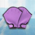 thumbnail image 4 of Guantes de natación palmeados Zulema 1 par de Guantes de buceo Morado S, 4 of 8