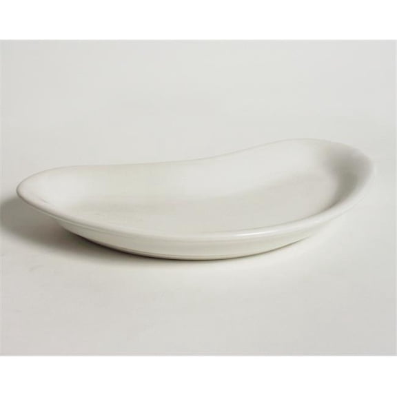 Tuxton China BWZ-0862 8.75 in. Crescent Dish - White - 1 Dozen