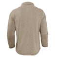 thumbnail image 7 of KKBOTIVE Long Sleeve Shirts for Men Casual Collared Polo Shirt Cozy Pullover Men's Fashion Tops for Daily Wear ( Beige Size: S ), 7 of 7