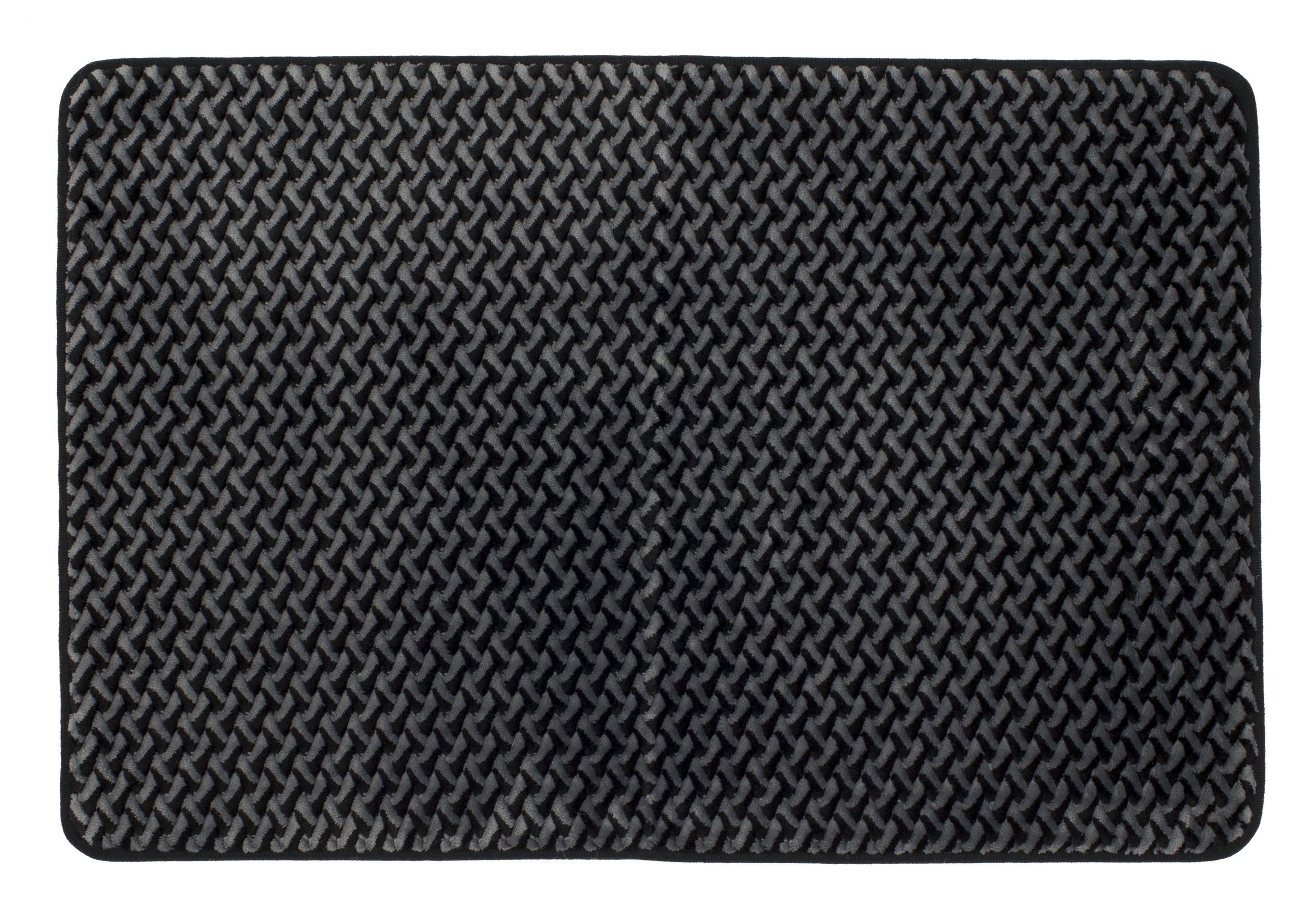 Mohawk Home 18 X 27 Memory Foam Black Bath Rug 1 Each Walmart Com Walmart Com