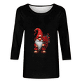 thumbnail image 4 of RXMEKW Hauts pour Femmes à Manches 3/4, T-Shirt Imprimé à Manches Quart et Col Rond à Manches Longues, 4 of 7