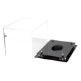 thumbnail image 4 of Deluxe Acrylic Rugby Ball Display Case with Silver Risers and Mirror (A004-SR), 4 of 6