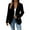 AA-Black, variant on Women's Casual Velvet Blazer Open Front Notched Lapel Suit Jacket Solid Color Long Sleeve Cardigans Work Tops, Wine, L