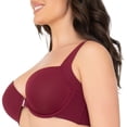 thumbnail image 2 of Brasier Curvation para Dama, Mayor Cobertura Máxima Vino Talla 36C, 2 of 5