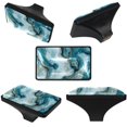 thumbnail image 2 of HemaKayy 4 Pack 1.65" Decorative Cabinet Knobs - Themed Drawer Handles, ABS Glass Rectangle Pulls for Kitchen, Bedroom, Home Furniture Decor - Unique Marble Texture, 2 of 7