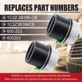 thumbnail image 3 of Kits de par de bujes de bloqueo automático 4WD de repuesto para Ford F250 F350 F450 F550 Super Duty 1999-2004 Ford Excursion 2000-2005 2001 2002 Lincoln Navigitor Expedition 1C3Z-3B396-CB 600-203, 3 of 5