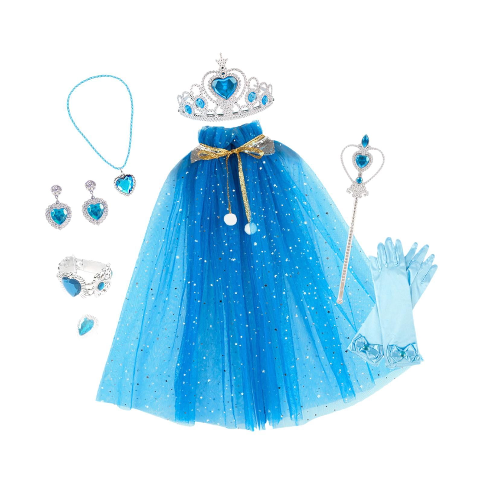 Conjunto de disfraz de princesa Strade Fareast Limited Azul para
