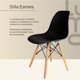 thumbnail image 3 of Comedor con Mesa en Vidrio Negro Moderna + 4 Sillas Eames negro, 3 of 8