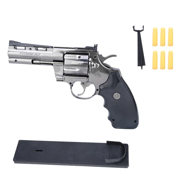 Encendedor de gas de metal con forma de pistola de revólver, encendedor de cigarrillos para decoración