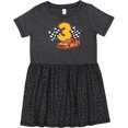 thumbnail image 3 of Inktastic Number Three Race Car Girls Toddler Dress, 3 of 5
