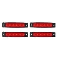 thumbnail image 1 of 4uds Coche Exterior LED Bajo Brillo Rueda Luces Rojo Color Luz 12V, 1 of 1