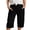 Black, variant on Baby Pants Kids High Waist Solid Color Pocket Casual Pants Comfortable Everyday Black 4-5 Years